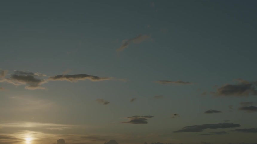 Thin clouds in the sky