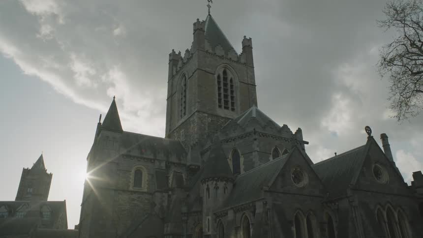 A stone church