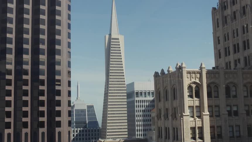 View of downtown san francisco on a sunny day