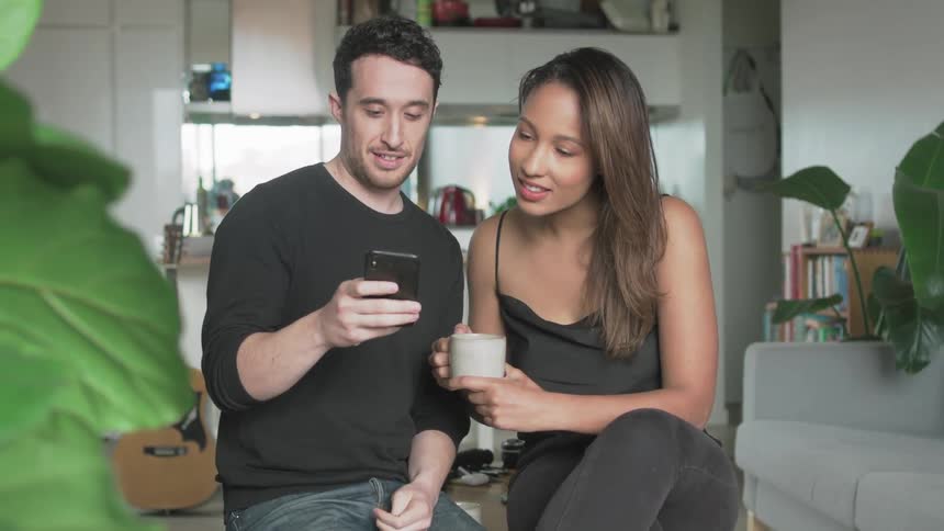 Couple In Kitchen