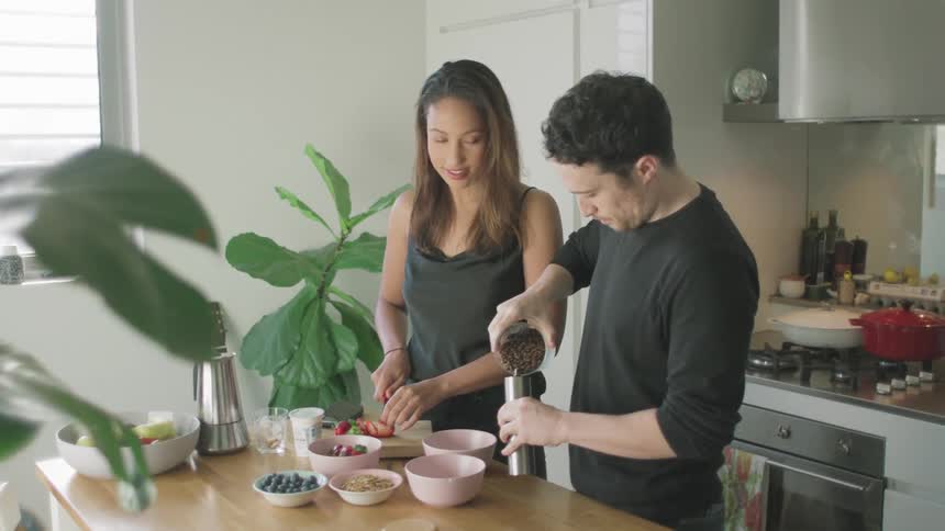 Couple In Kitchen