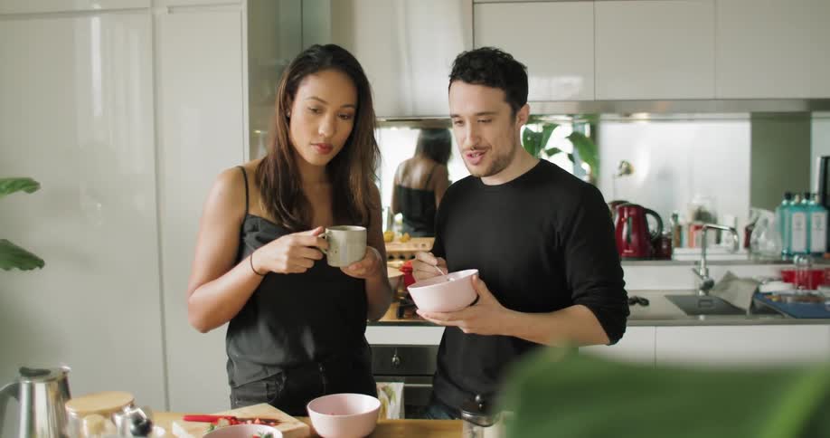 Couple In Kitchen