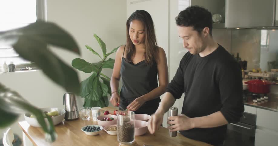 Couple In Kitchen