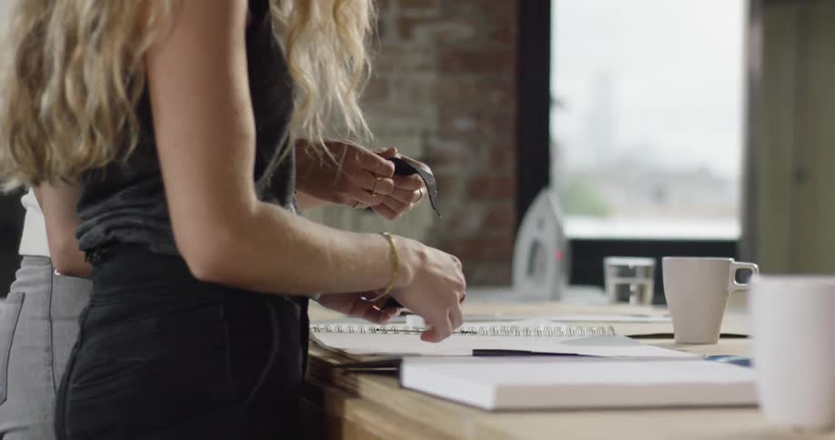 People working in an office