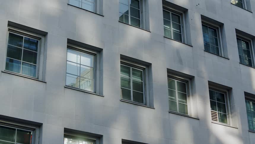 Windows on the exterior of a building