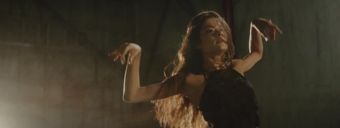 A woman dancing