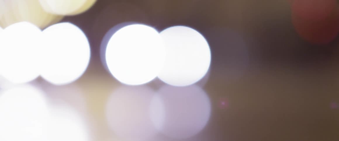Lights are shown on a table