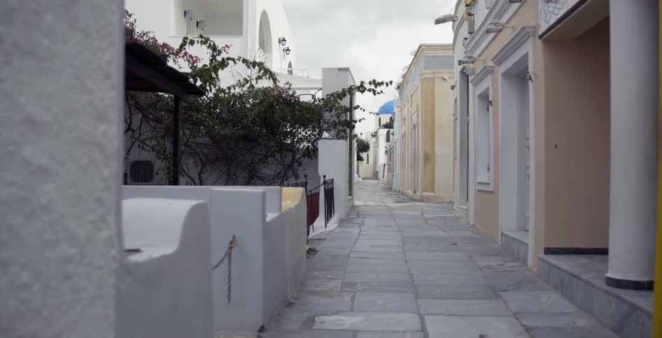 A pathway in a small village