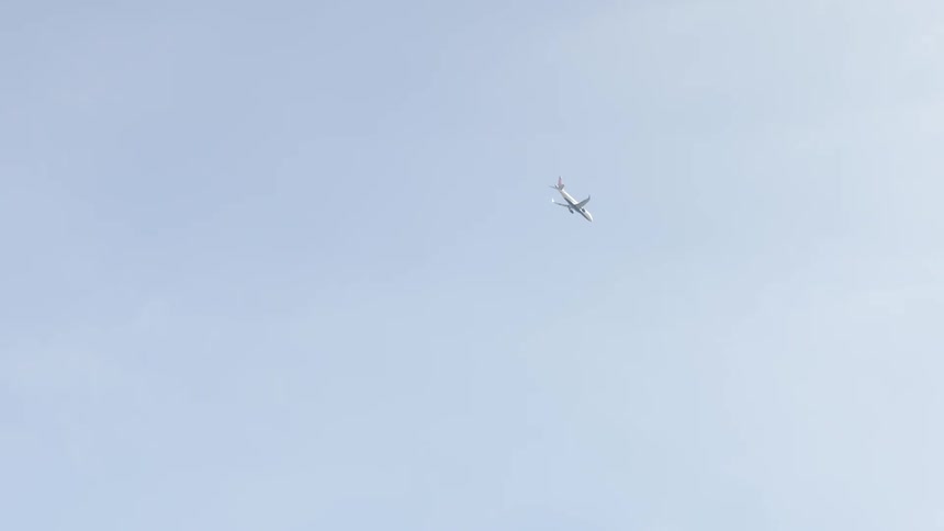 Plane flying in sky