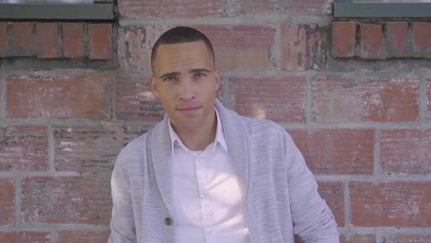 A man looking into the camera