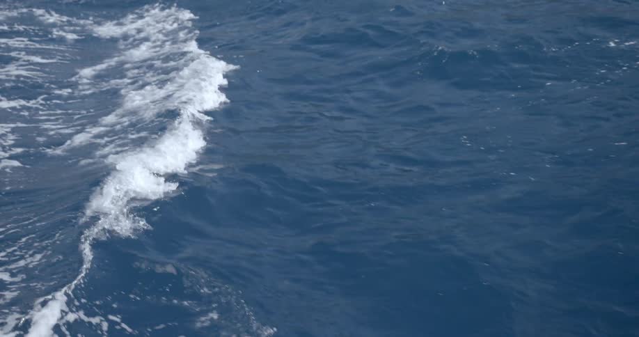 Ocean waves splashing during the day