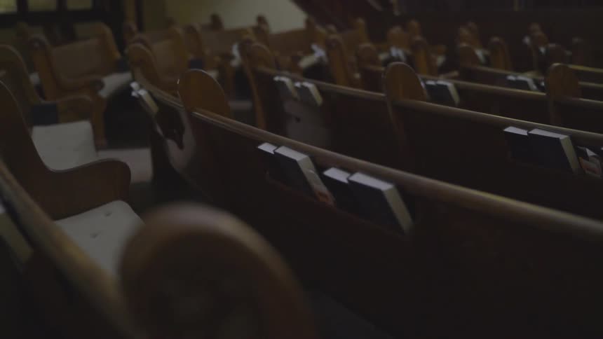 Camera shows a lecture hall