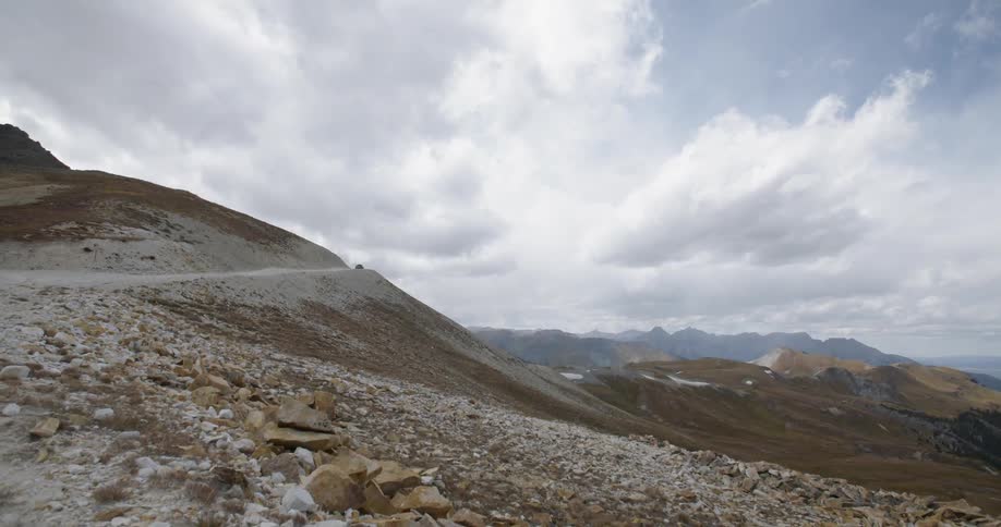 A mountain and valley