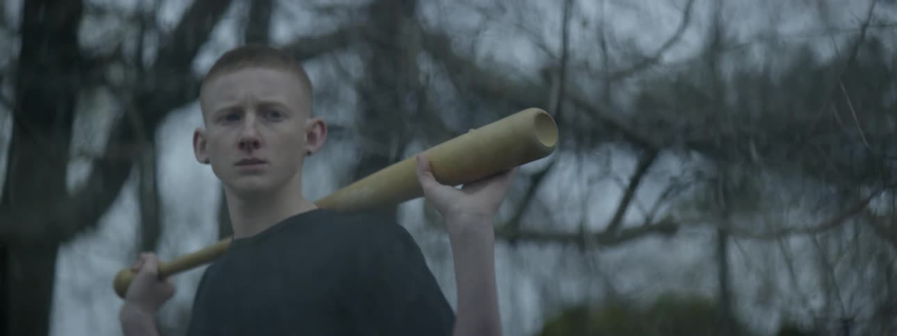 Boy holding a bat