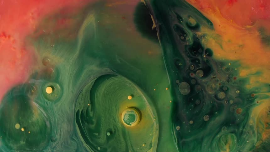 Multi colored water