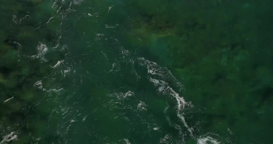 Water rushing in a stream
