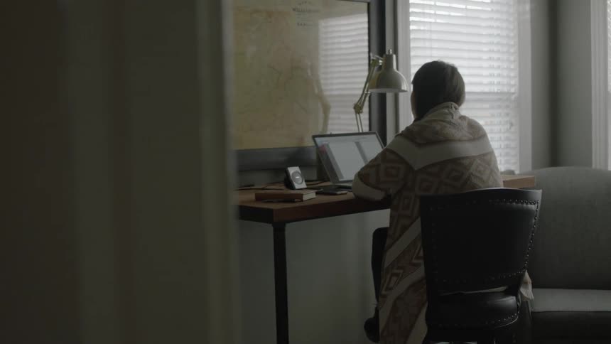Woman Struggling With Writer's Block