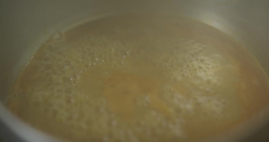Liquid boiling in a large pot
