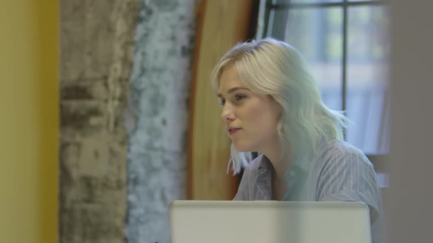 Girl sitting at a computer