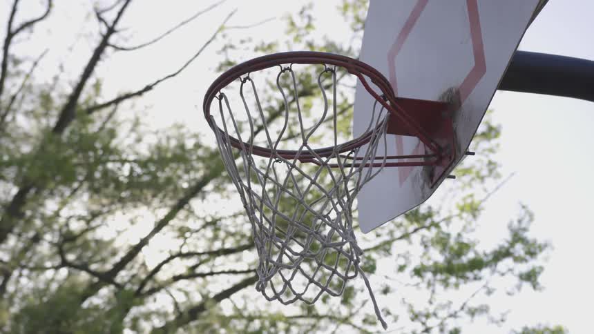 A basketball hoop
