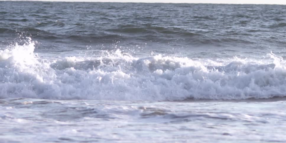Waves crashing over each other