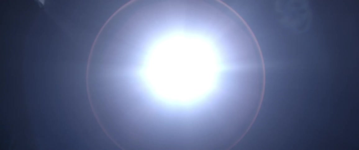 Beams of a light shine bright and grow