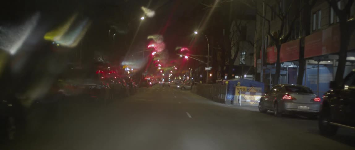 A busy city street