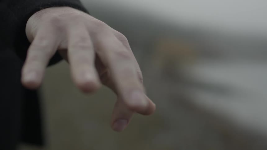 A person's hand