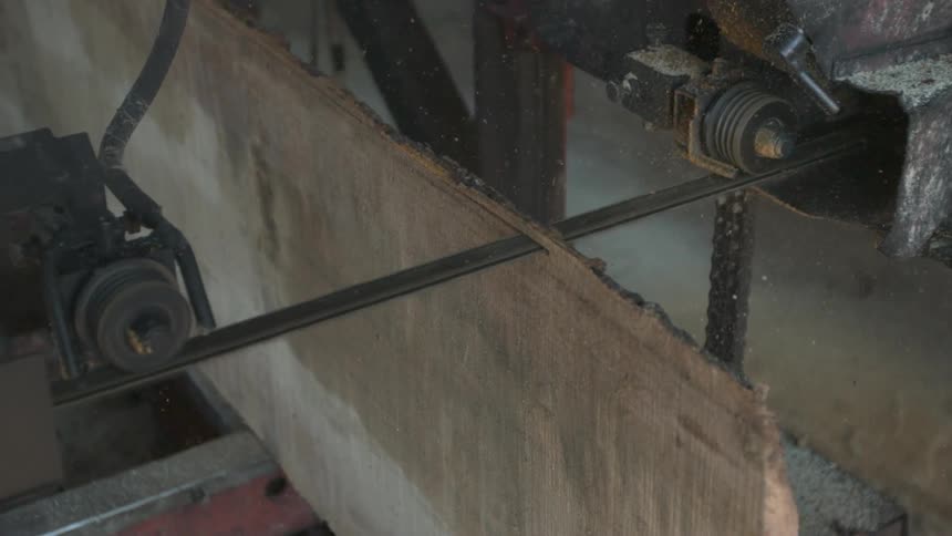 A belt on a machine