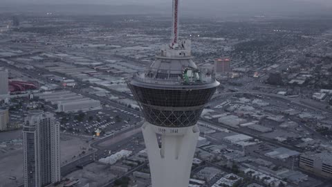 View of the stratosphere in las vegas