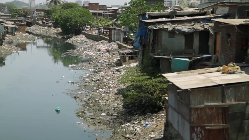 Slums in the daytime