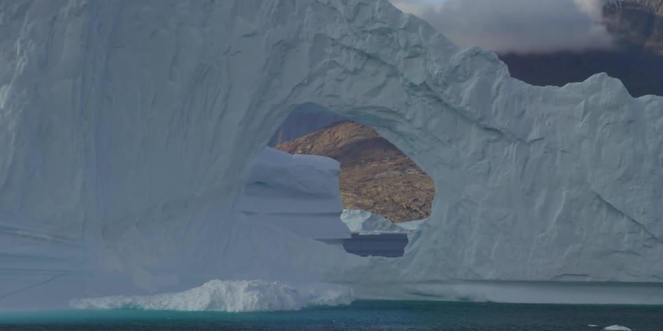A large iceberg