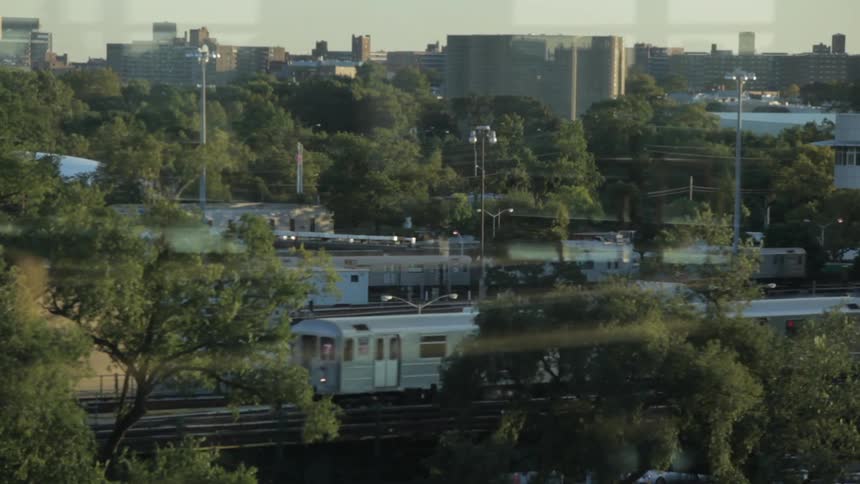 A train passes through
