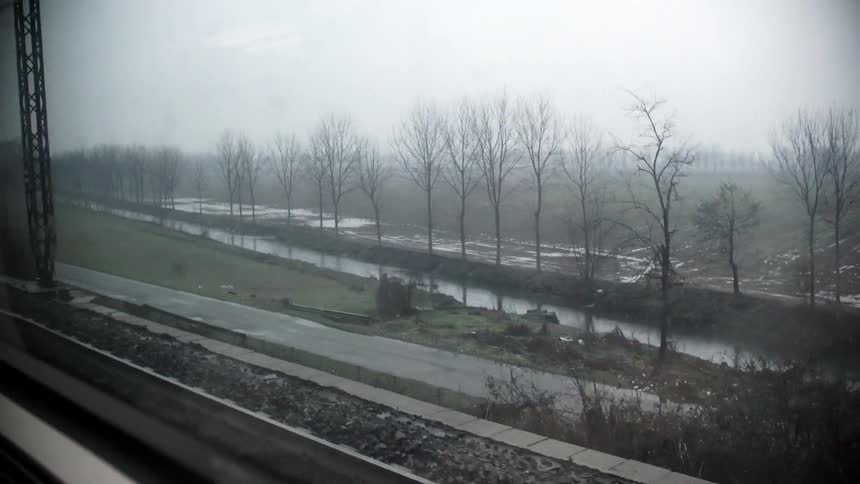 Train speeds by on tracks