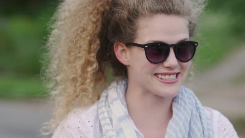 A person smiling