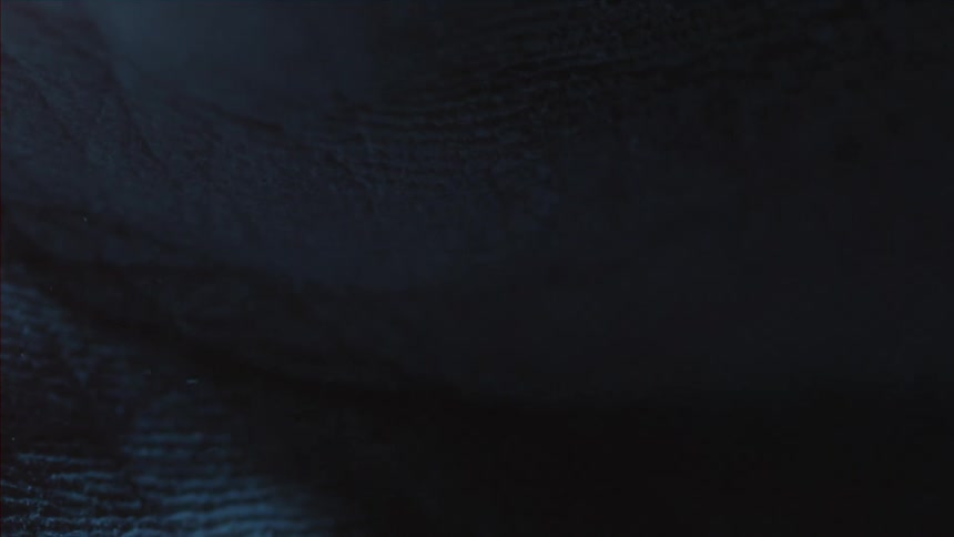 A close up of textured fabric or skin in a gray blue light