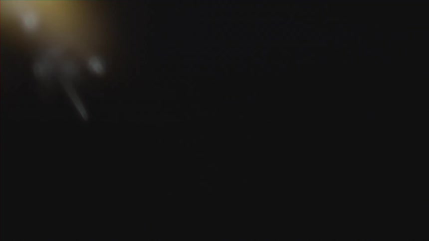 Sparks flying on a dark field