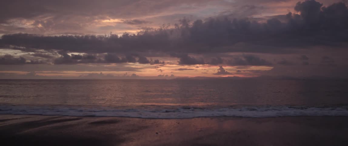 Sunset on the horizon