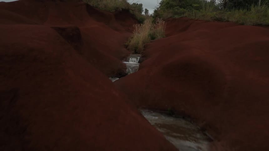 A river running through a mountain
