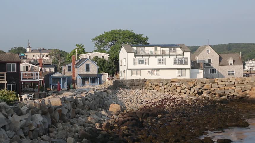 A coastal town