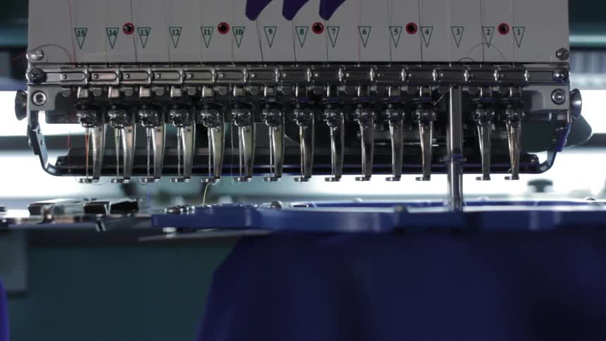 A machine working