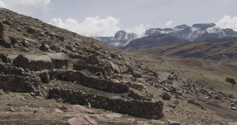 A rock structure in the desert