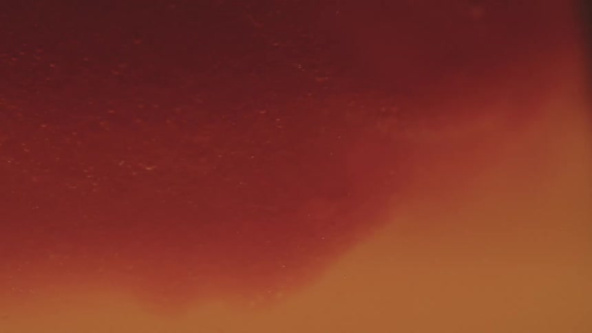 A microscopic view of a red object