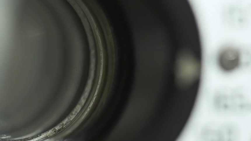 A camera changing lenses