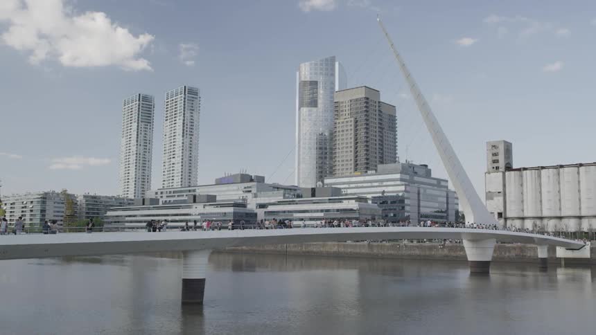A city skyline