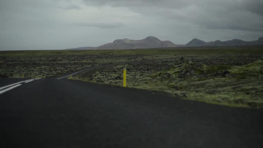 A scenery at rural roads