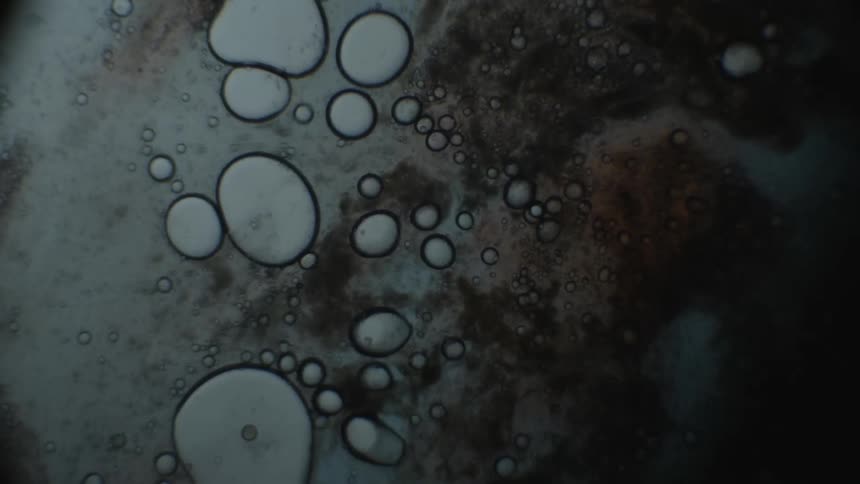 A microscopic view of liquid bubble