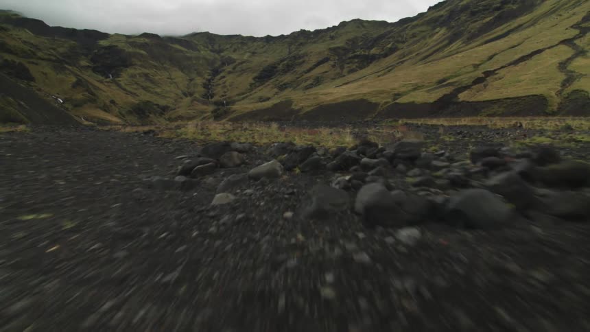 A mountain valley